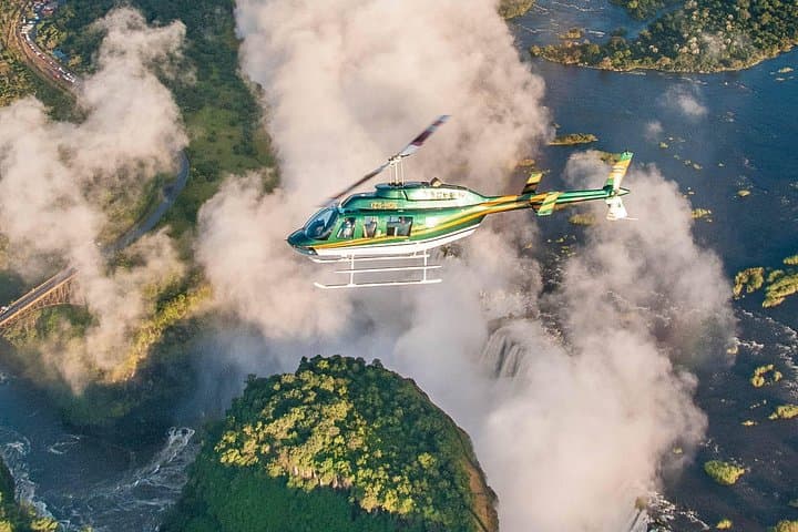 Helicopter Tour over Vic Falls