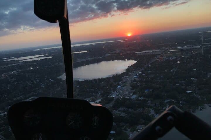 After-hours 23 Miles Private Helicopter Tour over Orlando Eye