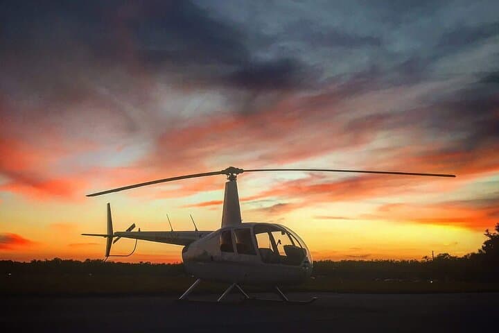 After-hours 23 Miles Private Helicopter Tour over Orlando Eye
