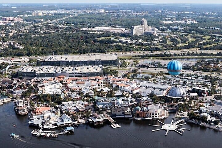 Day Flight 31 miles Helicopter Tour over all the Theme Parks