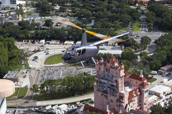 Day Flight 31 miles Helicopter Tour over all the Theme Parks