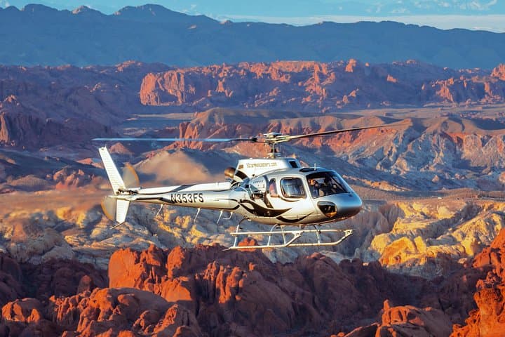 Fly over and land at the Valley of Fire State Park