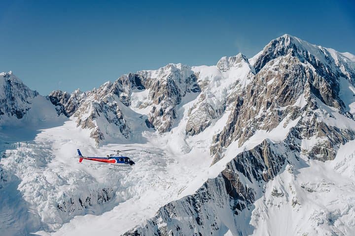 Fox Glacier: Twin Glacier Helicopter Flight with Snow Landing