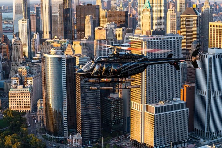 Private Sunset Helicopter Tour around Manhattan from New Jersey