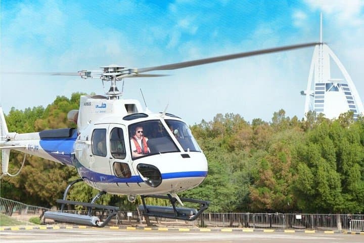 Dubai Helicopter Tour Burj Khalifa and Palm Jumeirah Flight