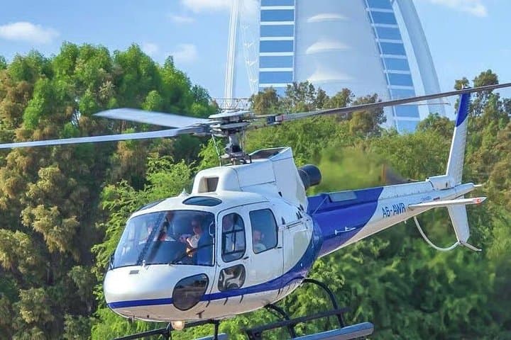 Dubai Helicopter Tour Burj Khalifa and Palm Jumeirah Flight