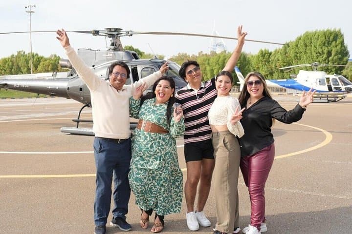 Dubai Helicopter Tour Burj Khalifa and Palm Jumeirah Flight