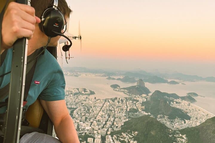 Rio de Janeiro: 35 Minutes Doors Off Helicopter Tour Christ