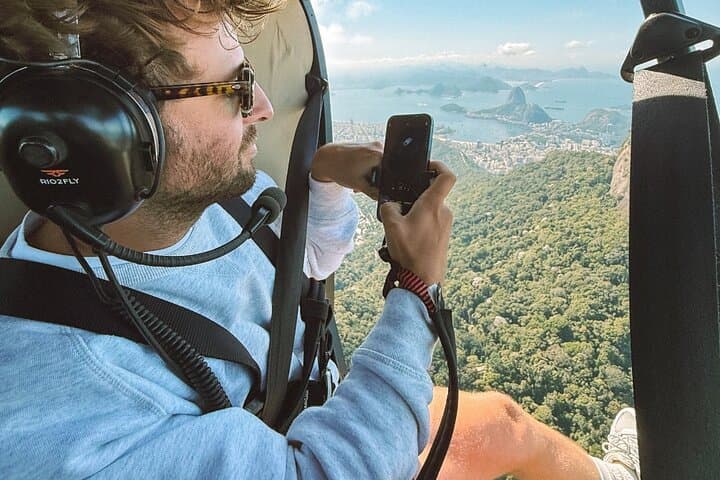 Rio de Janeiro: 35 Minutes Doors Off Helicopter Tour Christ