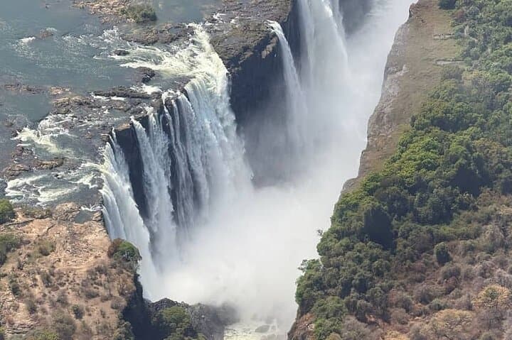 Victoria Falls Guided Tour and Helicopter Flight
