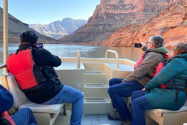 Grand Canyon West Rim Helicopter and Boat Tour by Luxury Car