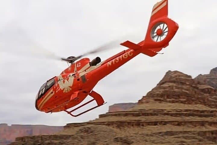 Grand Canyon West Rim Helicopter and Boat Tour by Luxury Car