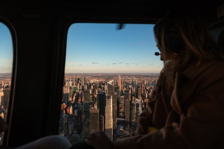 Private Sunset Helicopter Tour around Manhattan from New Jersey
