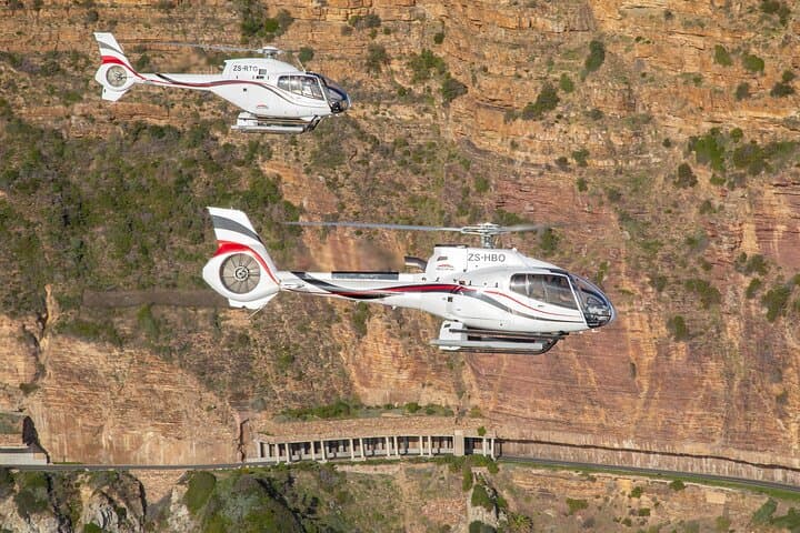 Cape of Good Hope Scenic Helicopter Flight with Free Boat Cruise