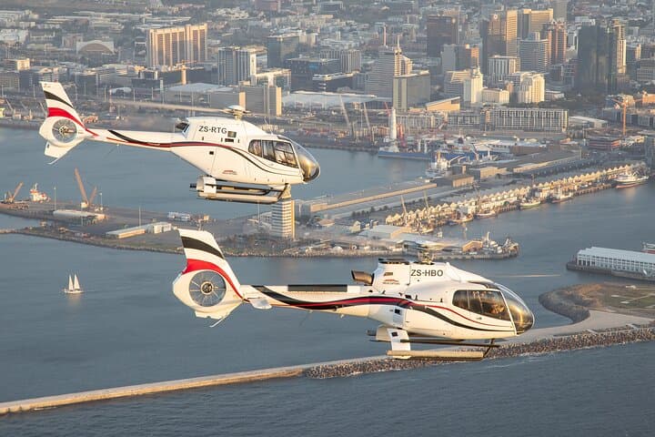 Cape of Good Hope Scenic Helicopter Flight with Free Boat Cruise