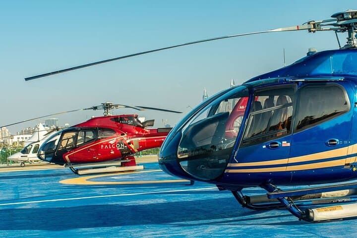 Dubai Helicopter Ride Burj Khalifa Palm Jumeirah and Marina Views
