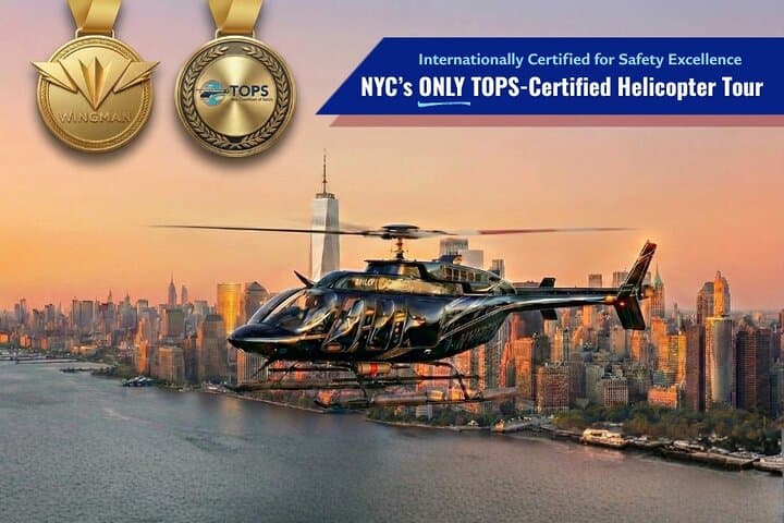 Private Sunset Helicopter Tour around Manhattan from New Jersey