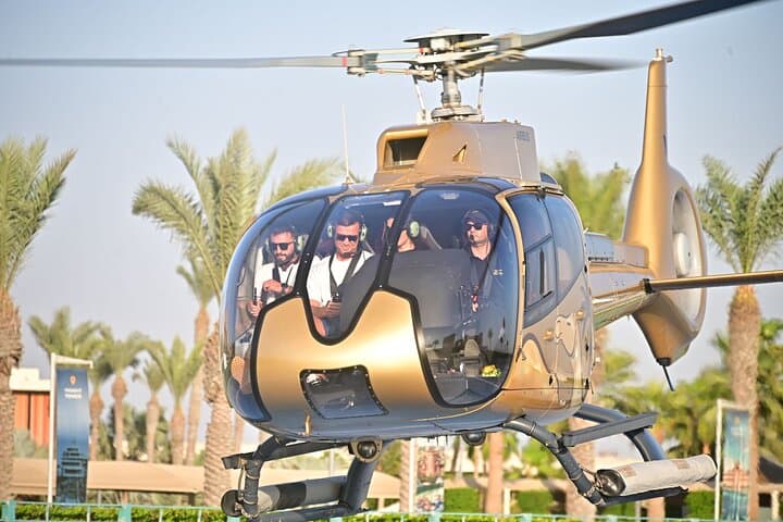 Atlantis Helicopter Tour and Lotus Megayacht Dinner Cruise