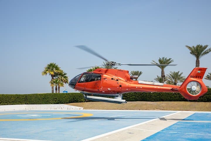 Atlantis Helicopter Tour and Lotus Megayacht Dinner Cruise