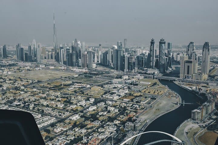 Atlantis Helicopter Tour and Lotus Megayacht Dinner Cruise