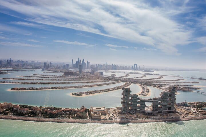 Atlantis Helicopter Tour and Lotus Megayacht Dinner Cruise