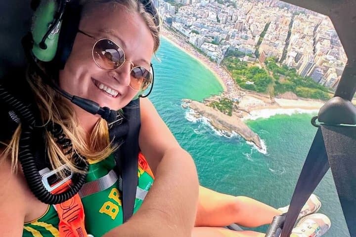 Rio de Janeiro: Helicopter Tour Without Doors at Christ the Redeemer