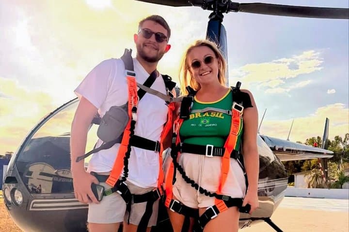 Rio de Janeiro: Helicopter Tour Without Doors at Christ the Redeemer