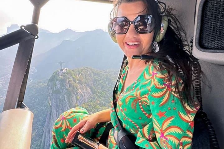 Rio de Janeiro: Helicopter Tour Without Doors at Christ the Redeemer