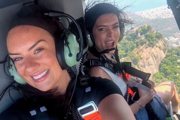 Rio de Janeiro: Helicopter Tour Without Doors at Christ the Redeemer