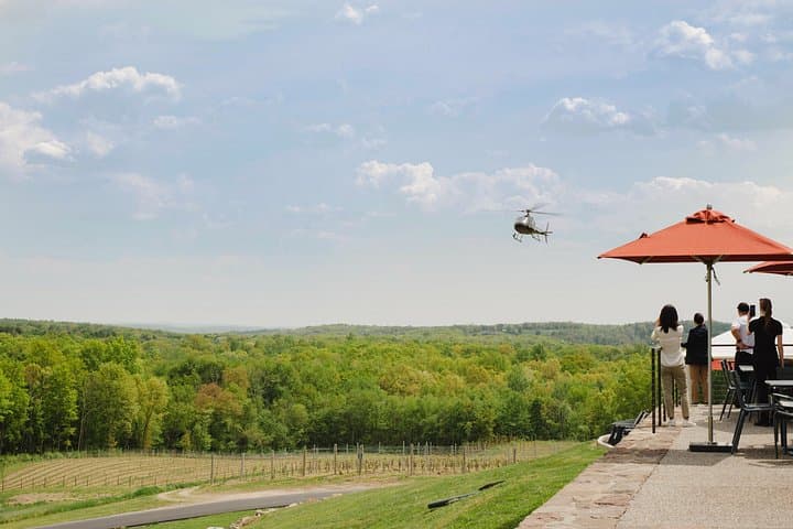 Hudson Valley VIP Vineyard Tour from NYC via Private Helicopter