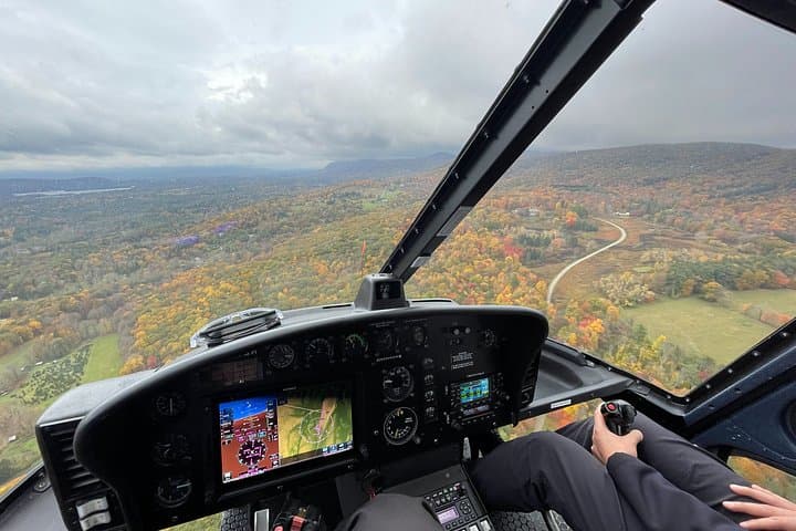 Private Hudson Valley Fall Foliage Helicopter Charter from Manhattan