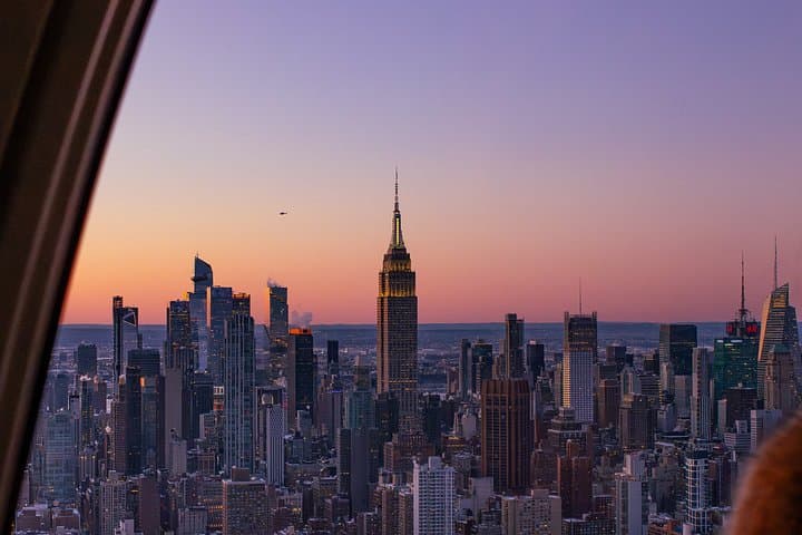 New York City Sunset Helicopter Tour from New Jersey
