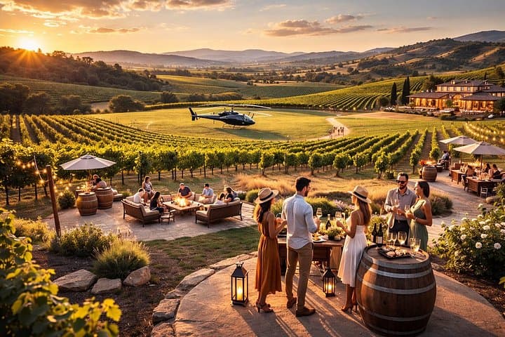 Hudson Valley VIP Vineyard Tour from NYC via Private Helicopter