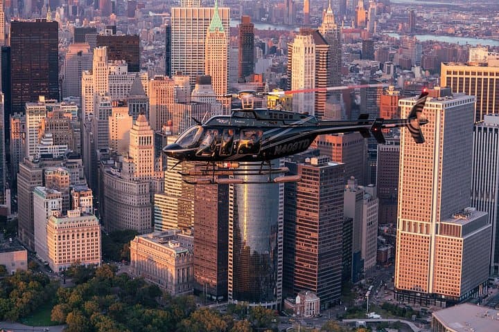 New York City Sunset Helicopter Tour from New Jersey