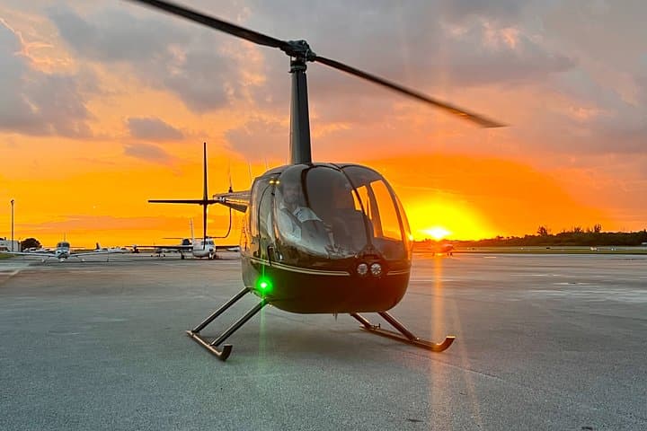 Sunset Miami Beach Private Helicopter Tour