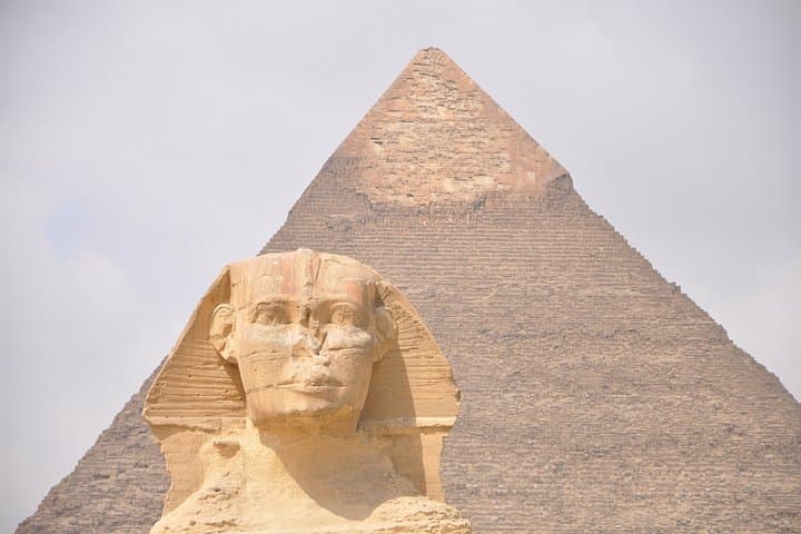 Cairo Helicopter Tour Pyramids Sphinx and Grand Egyptian Museum