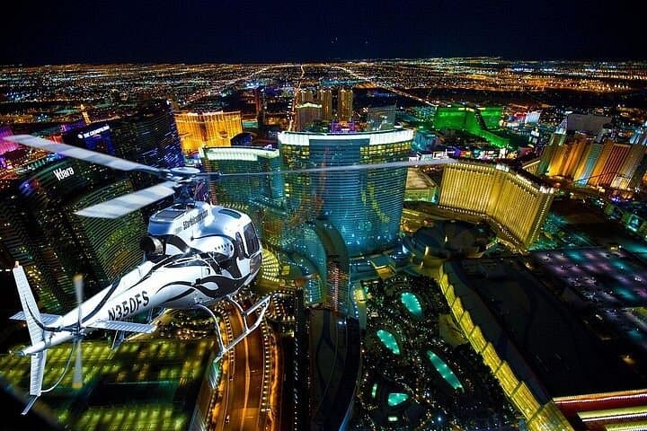 Private Helicopter Tour of the Las Vegas Strip at Night