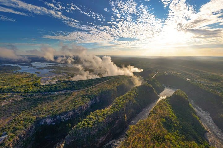 Helicopter Flight Experience Over Victoria Falls