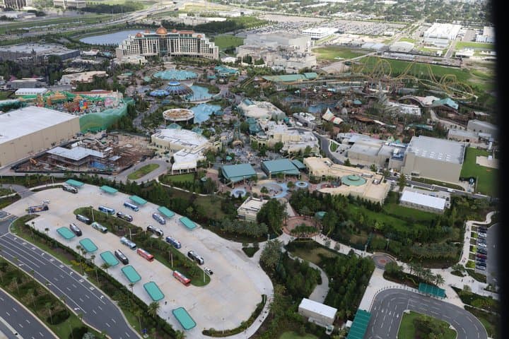 Private Helicopter 77 Miles Fireworks Tour over all Theme Parks
