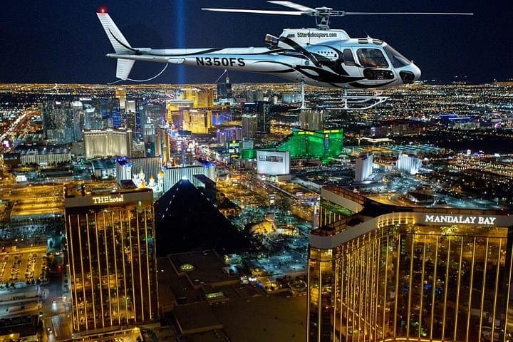 Fly over famous Las Vegas Resorts