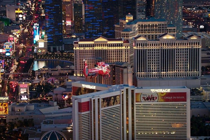Las Vegas Strip Night Flight with Foodie Tour