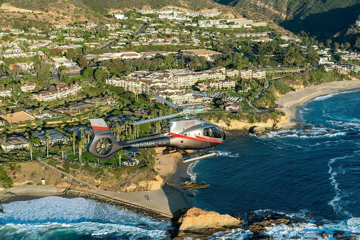 Coastal California Helicopter Tour from Long Beach