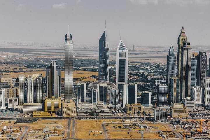 Atlantis Helicopter Tour and Dubai Marina Yacht Cruise Combo