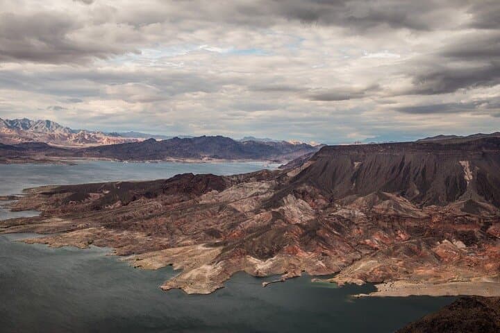 Fly past the extinct Fortification Hill Volcano