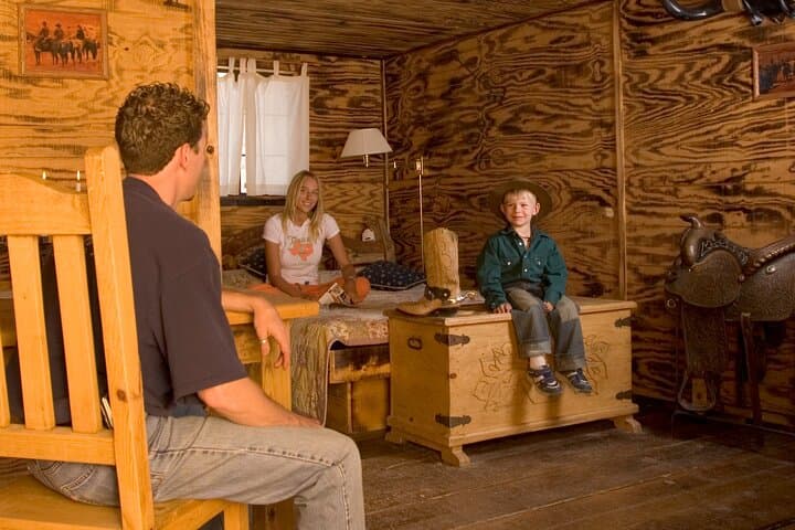 Cozy cabin stay at the Historic Grand Canyon Western Ranch