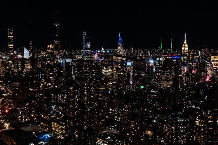 New York City Night Lights Helicopter Tour from New Jersey