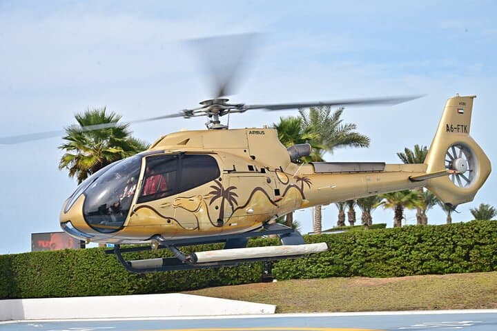 Atlantis Helicopter Tour and Dubai Marina Yacht Cruise Combo