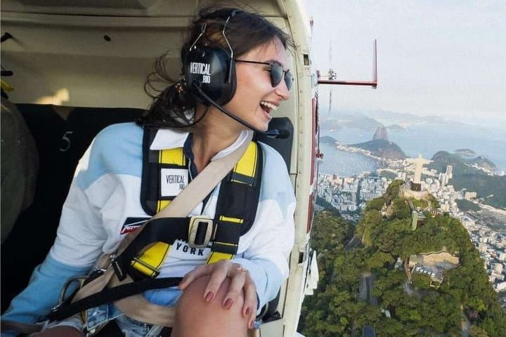Private Helicopter Tour in Rio de Janeiro -DOORS OFF - 3 people
